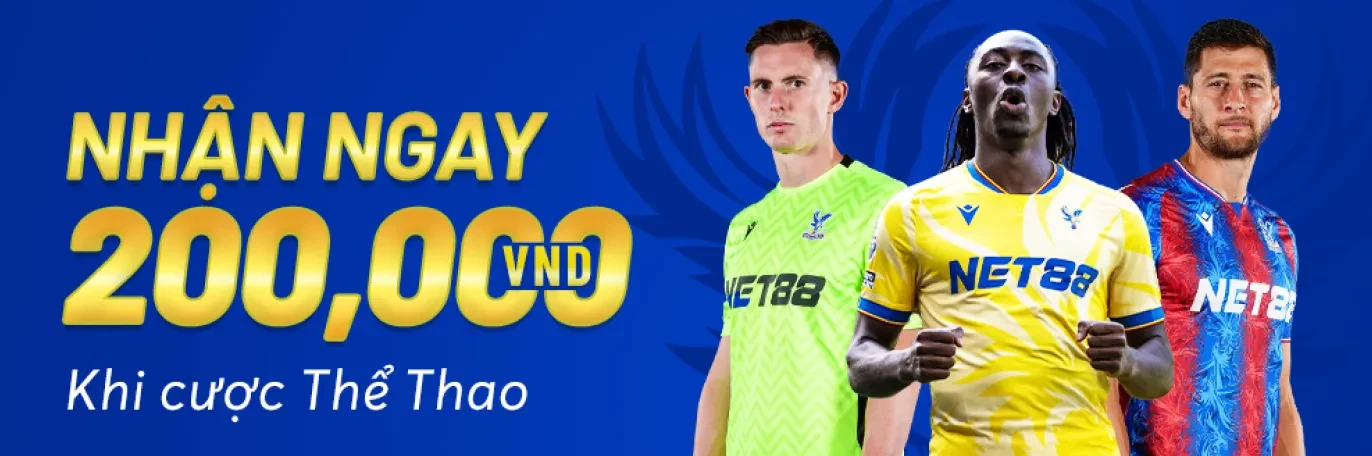 NET88 Crystal Palace - Đặt Cược Nhận Ngay 200,000 VND